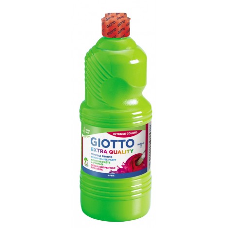 Giotto Tempera in bottiglia, 1lt, colore verde cinabro
