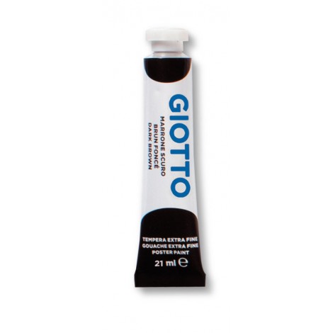 Giotto Tempera in tubetto, 21ml, colore marrone