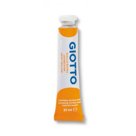 Giotto Tempera in tubetto, 21ml, colore giallo scuro