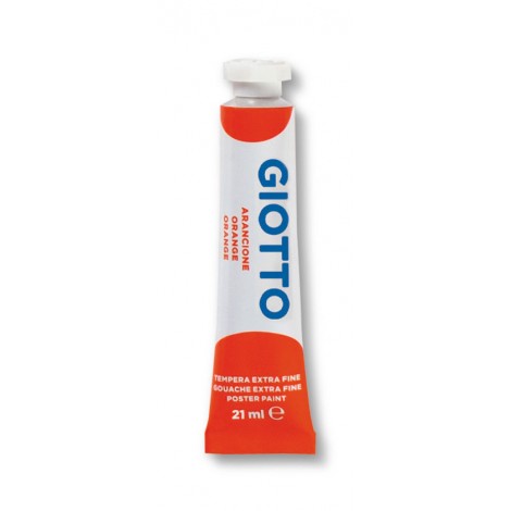 Giotto Tempera in tubetto, 21ml, colore arancione