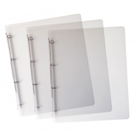 Favorit Raccoglitori Lumina 22x30cm d. 2cm trasparente - Raccoglitore a 4 anelli tondi da 15mm - Prezzo singolo, ord. minimo 20pz