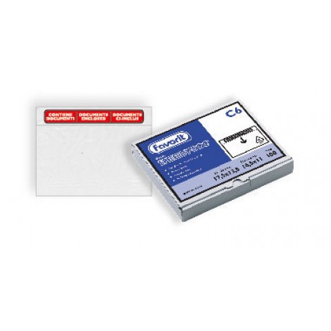 Favorit Buste adesive SPEEDY DOC per spedizioni 16,5x11cm colore trasparente - 100pz
