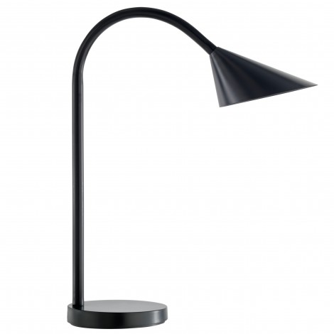Unilux Lampada a led SOL, da scrivania, braccio flessibile, led 4W integrato e non sostituibile, ideale per ufficio e uso privato