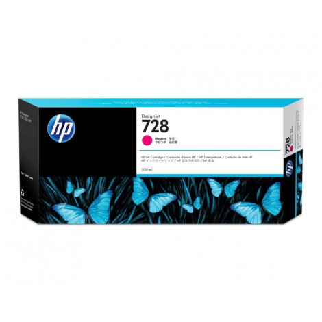 F9K16A N728 cartuccia XXL magenta per HP DESIGNJET T 830 (300ml) 1pz