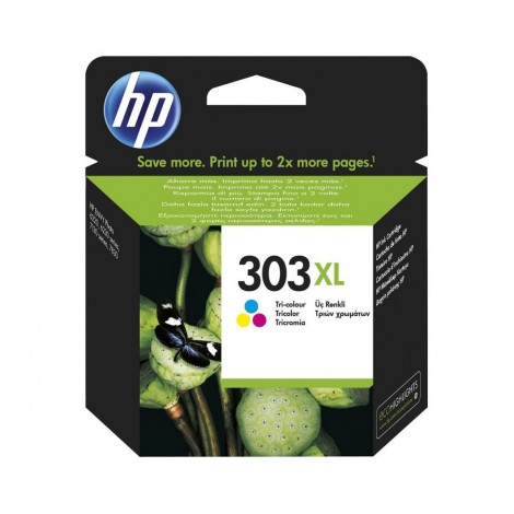 T6N03AE 303 cartuccia XL CMY - Cartuccia inchiostro tricromia per HP ENVY 6230 (415ml) 1pz