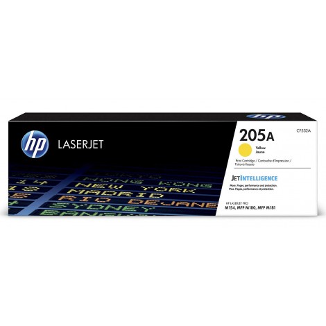 CF532A Toner giallo per HP COLOR LASERJET PRO M 180 (900pg) 1pz