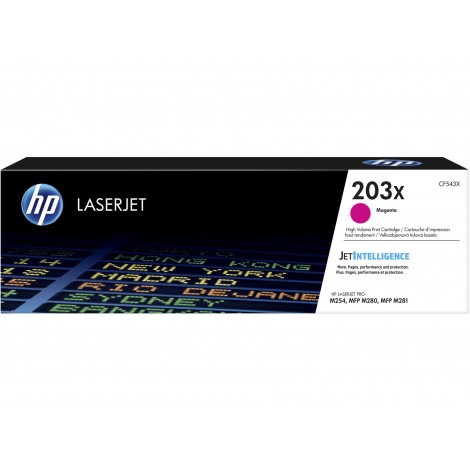 CF543X Toner magenta per HP COLOR LASERJET PRO M 254 (2.500pg) 1pz