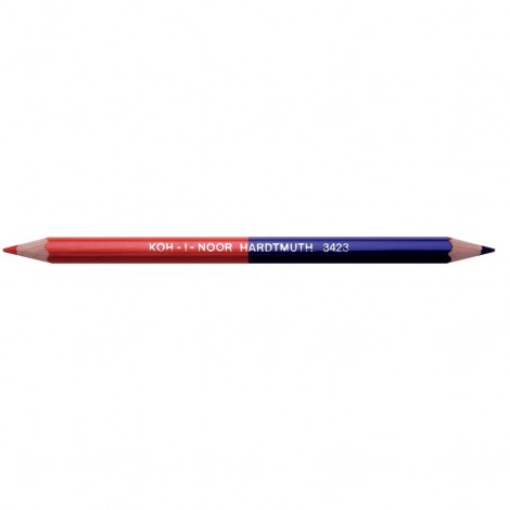 Kohinoor Matita bicolore 10mm esagonale, colore blu/rosso - 12pz