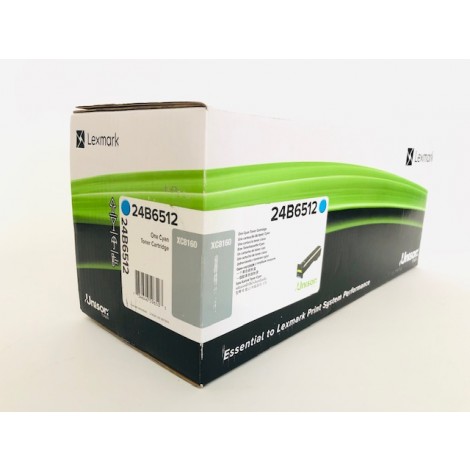 24B6512 Toner ciano per Lexmark XC 8160DE (50.000pg) 1pz