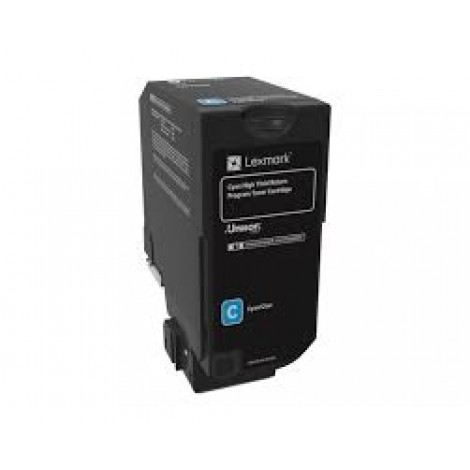 Toner CORPORATE ciano per Lexmark CS 725DE (12.000pg) 1pz