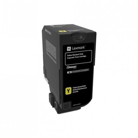 74C2HYE Toner CORPORATE giallo per Lexmark CS 725DE (12.000pg) 1pz