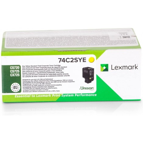 L32957 Toner CORPORATE giallo per Lexmark CX 725DE (7.000pg) 1pz
