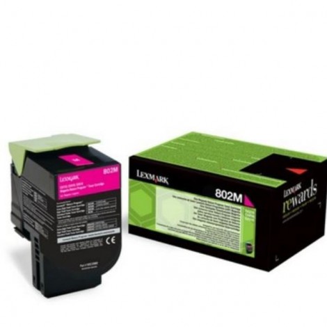 80C20ME Toner CORPORATE magenta per Lexmark CX 310N (1.000pg) 1pz