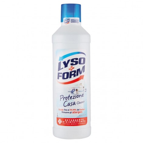 Lyosoform Detergente per pavimenti disinfettante, uccide fino al 99,9% dei batteri ed allergeni, presidio medico chirurgico, 1,25lt