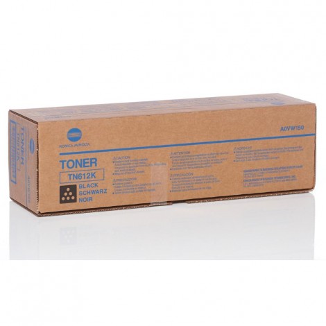 A0VW150 TN612K toner nero per Konica-Minolta BIZHUB PRO C 5501 (37.400pg) 1pz
