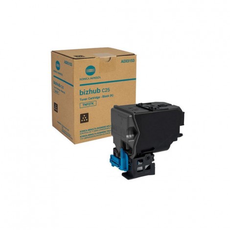A0X5153 TNP27K toner nero per Konica-Minolta BIZHUB C 25 (5.200pg) 1pz