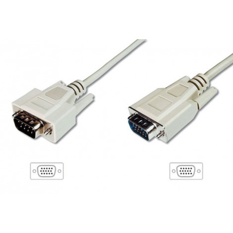 Digitus Cavo video VGA schermato per monitor m/m 1.8m - 1pz