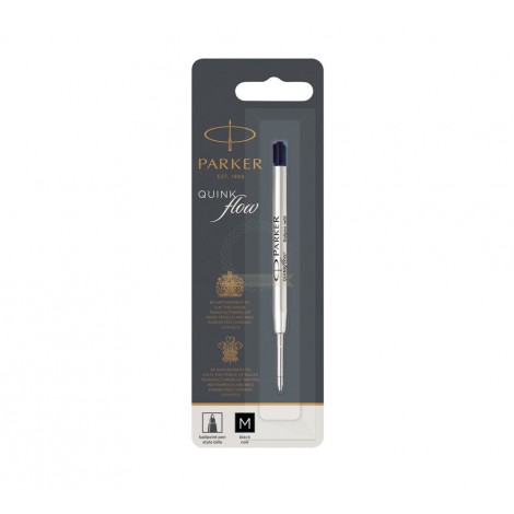 Parker Quinkflow - Refill per penna a sfera tratto 0,7mm colore nero - 1pz