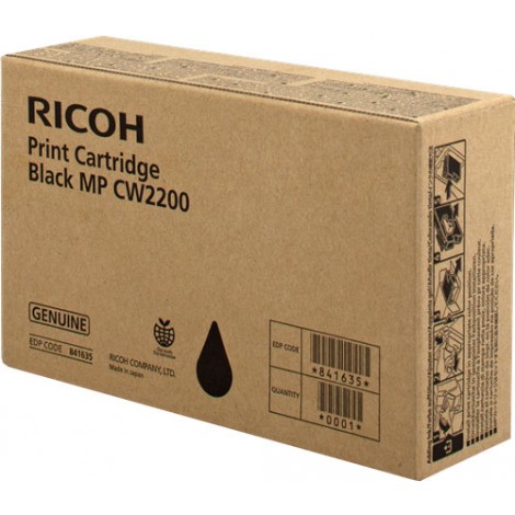 841635 cartuccia gel nero per Ricoh AFICIO MP CW2200SP (200ml) 1pz