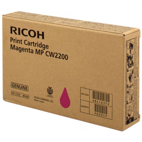 841637 cartuccia gel magenta per Ricoh AFICIO MP CW2200SP (200ml) 1pz