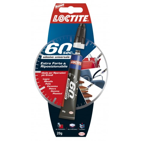 SuperAttak 60 secondi - Adesivo istantaneo colla universale - 1pz