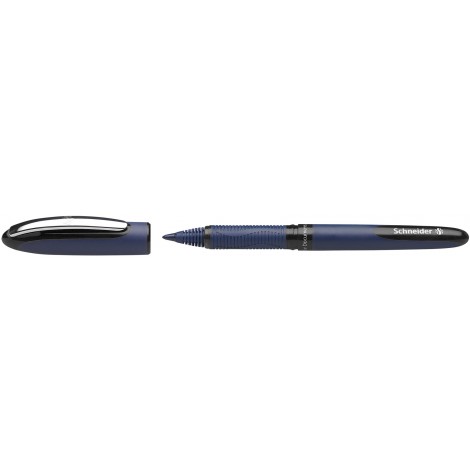 Schneider Roller One Business - Penna roller con inchiostro liquido ad asciugatura rapida, tratto 0,6mm, colore nero  - Prezzo singolo, ord. minimo 10pz