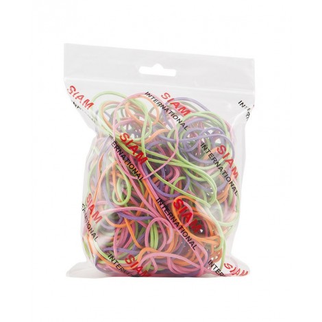 Siam Elastici in gomma 25gr, busta con zip, dimensioni assortite - Prezzo singolo, ord. minimo 40pz