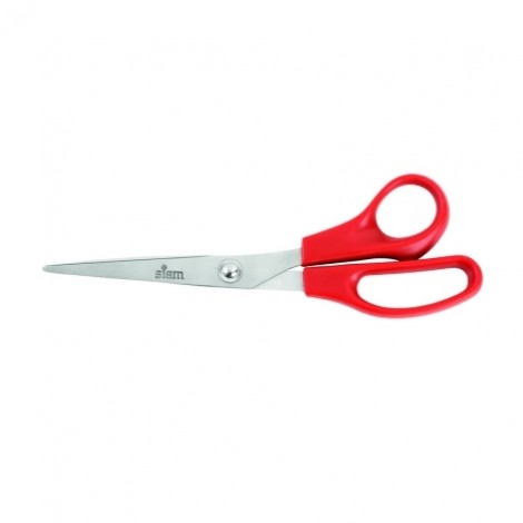 Siam Forbice 21cm con lama in acciaio, punta appuntita, impugnatura in ABS asimmetrica - 1pz