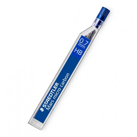 Staedtler Astuccio 12 mine, tratto 0,7mm, gradazione HB - Prezzo singolo, ord. minimo 12pz - 250 07-HB