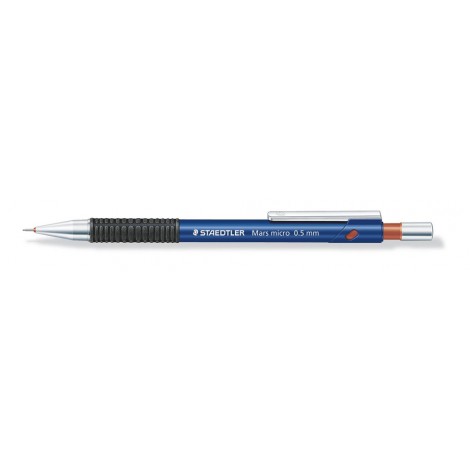 Stadtler Mars Micro 775 - Portamine con impugnatura in caucciu`, gommino sostituibile e puntale ad ago rientrante, tratto 0,5mm - Prezzo singolo, ord. minimo 10pz - 775 05