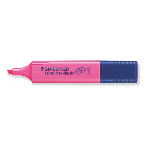 Staedtler Evidenziatore TEXTSURFER, punta a scalpello, tratto 5mm, colore rosa – 364-23