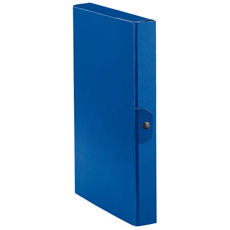 Esselte Eurobox - Scatola progetto chiusura a bottone, dorso 4cm, colore blu  - Prezzo singolo, ord. minimo 5pz - 390324050