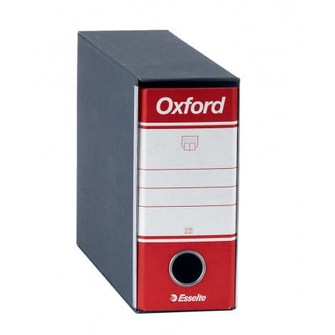 Registratore a leva Oxford Memorandum G81 d. 8cm rosso 23x18cm – 1pz –