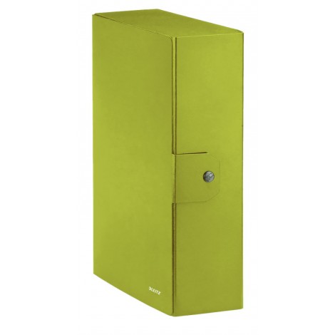 Leitz Wow - Scatola archivio con chiusura a bottone, dorso 10cm, 25x35cm, colore verde  - Prezzo singolo, ord. minimo 5pz - 39680054