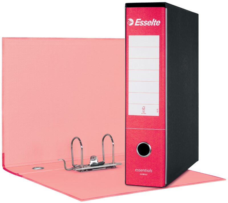 Esselte Registratore commerciale Essentials G75 d. 8cm rosso 23x33cm – 1pz – 390775160
