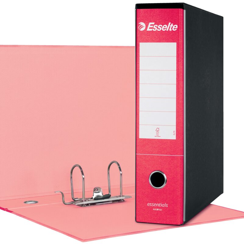 Esselte Registratore commerciale Essentials G75 d. 8cm rosso 23x33cm – 1pz – 390775160