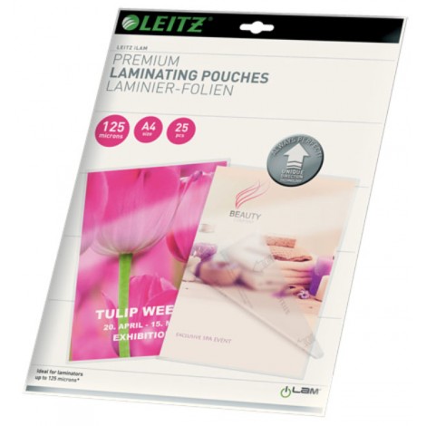 Leitz iLam UDT - Pouches A4, finitura lucida, 125 micron - 1conf.