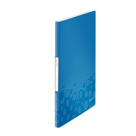 Leitz Portalistini WOW in PPL con 20 buste, formato 23x31cm, etichetta sul dorso, colore blu - 1pz - 46310136