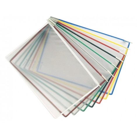 Djois Tarifold Buste per leggio T-Technic colori assortiti - 10pz