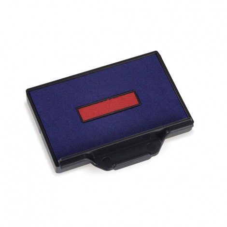 Trodat 6/56 - Cartuccia ricambio per Professional 5460, 5460L, inchiostro atossico, colore rosso/blu  - 3pz - 83493