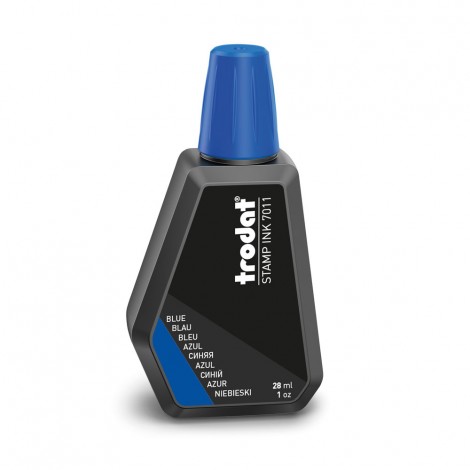 Trodat 7011 - Inchiostro per timbri in gomma, 28ml  - 1pz - 55883
