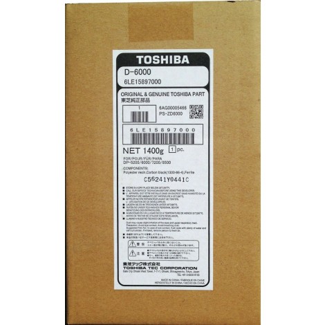 6LE15897000 D6000 developer nero per Toshiba E-STUDIO 520 (460.000pg/600.000pg) 1pz