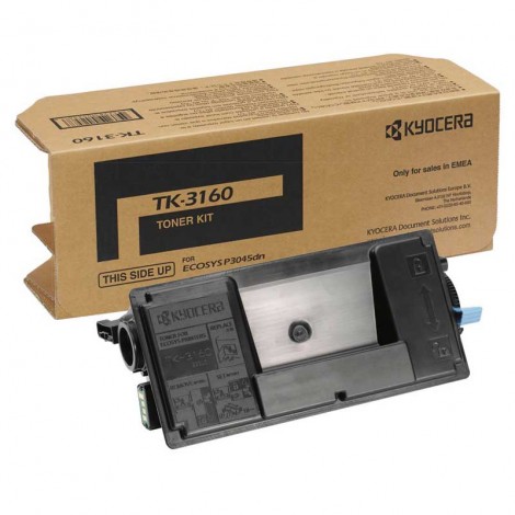 1T02T90NLC TK3160 toner nero per Kyocera ECOSYS P3045DN (12.500pg) 1pz