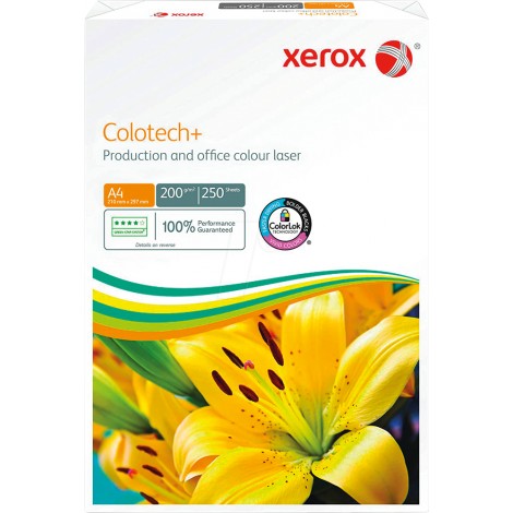 Xerox Colotech+ Gold - Carta A4, 250 fogli, 200gr, calandrata - 1pz