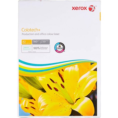 Xerox Colotech+ Gold – Carta A3, 250 fogli, 160gr, calandrata - 1pz