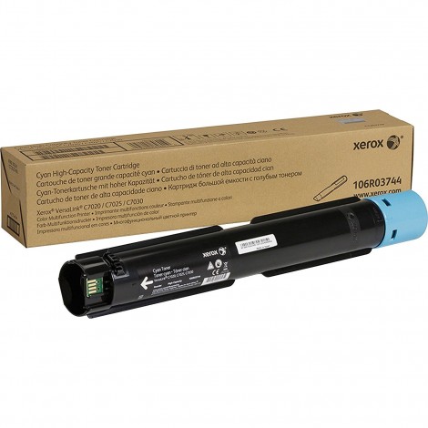 106R03744 Toner ciano per Xerox VERSALINK C7020 (9.800pg) 1pz