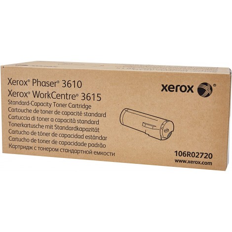 106R02720 Toner nero per Xerox PHASER 3610 (5.900pg) 1pz