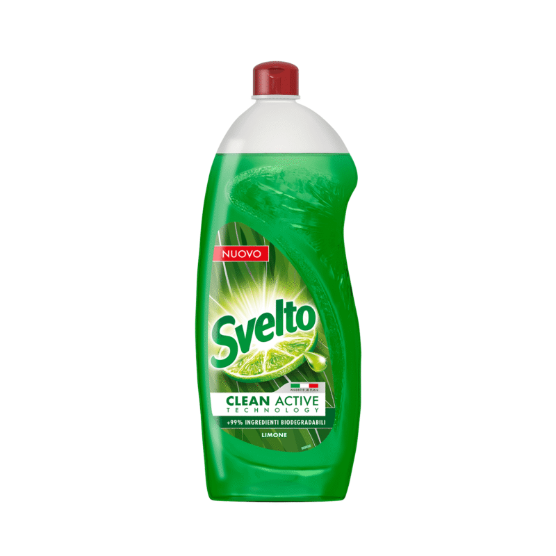 Svelto Detergente igienizzante e sgrassante per piatti limone 980ml