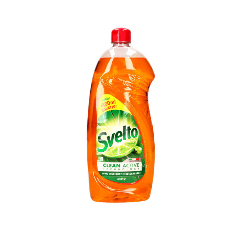 Svelto Detergente igienizzante e sgrassante per piatti Aceto  980ml