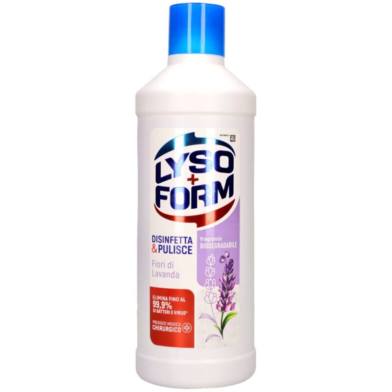Lysoform Detersivo per pavimenti disinfettante Lavanda  1,1 lt